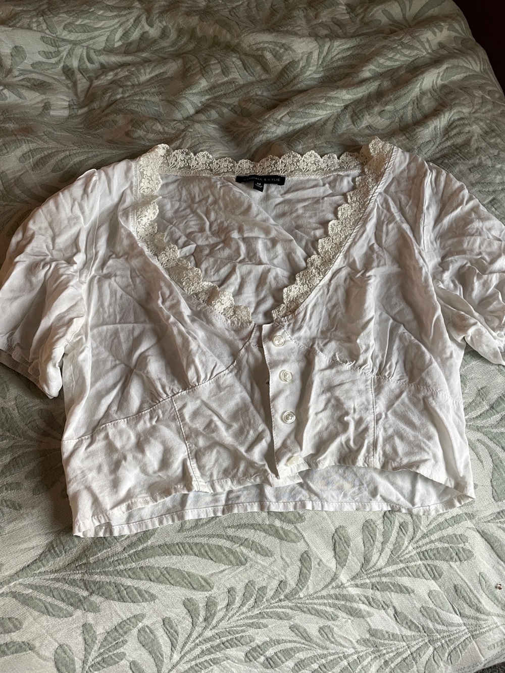 White lace blouse